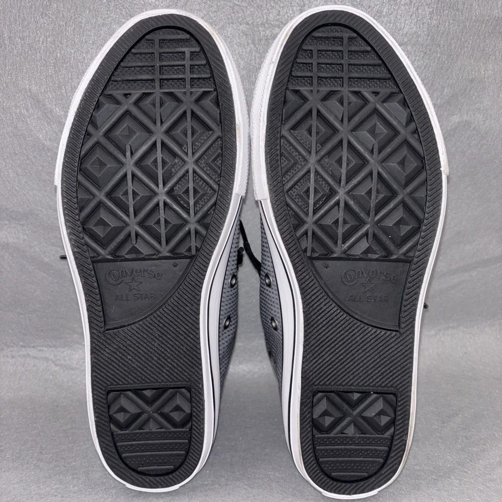 CONVERSE Chuck Taylor ALL STAR Street Mid Top Cool Grey Black Sneakers Youth‎ 6